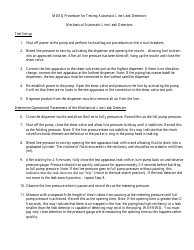 Annual Automatic Line Leak Detector Testing Form - Mississippi, Page 2