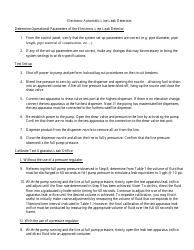 Annual Automatic Line Leak Detector Testing Form - Mississippi, Page 7
