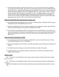 Annual Automatic Line Leak Detector Testing Form - Mississippi, Page 8