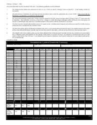 Remediation System Downtime Summary Form - Mississippi, Page 2