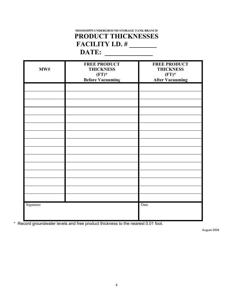 Vacuuming Scope of Work Package - Mississippi, Page 4