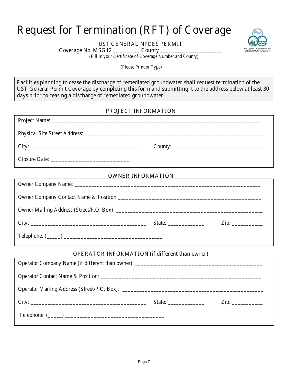 Ust Forms Package - Mississippi, Page 11