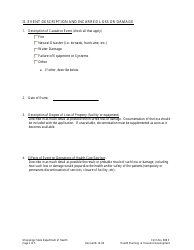 Form 808E Appendix 6 Application for an Emergency Certificate of Need - Mississippi, Page 2