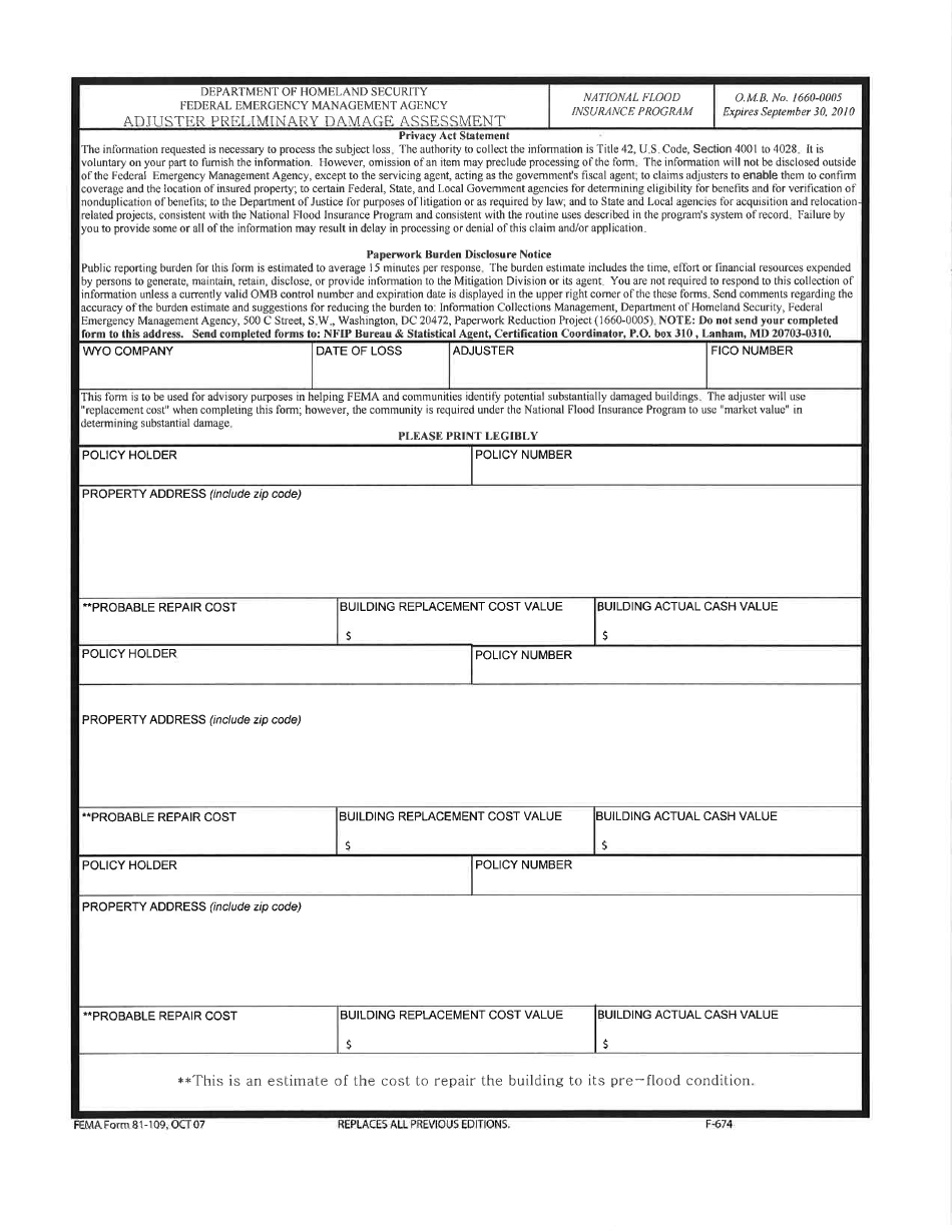 Emergency Response Plan Template - Mississippi, Page 15