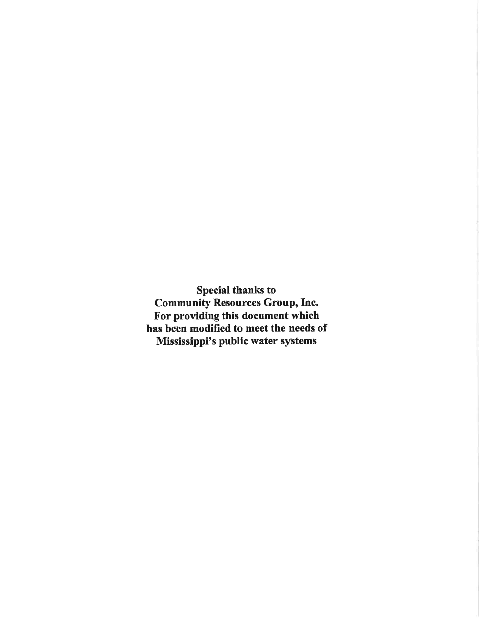 Emergency Response Plan Template - Mississippi, Page 2
