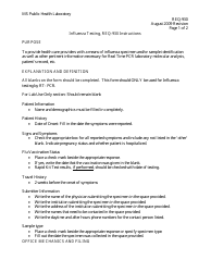 Form 930 Influenza Testing - Mississippi, Page 2