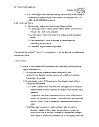 Form 411 Bottled Water or ICE Microbiology - Mississippi, Page 3