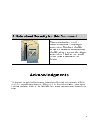 Security Vulnerability Self-assessment Guide for Mississippi&#039;s Public Water Systems - Mississippi, Page 3