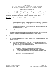 Form 802E Appendix B Notice of Intent to Change Ownership - Mississippi, Page 4