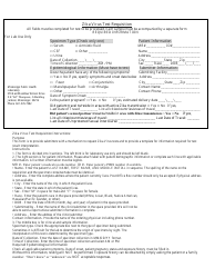 Document preview: Zika Virus Test Requisition Form - Mississippi