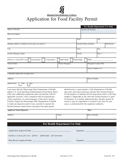 Form 297  Printable Pdf