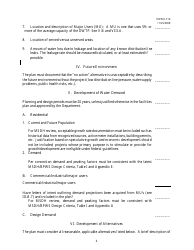 Form HDWILF14 Facilities Plan Checklist - Dwsirlf Loan Program - Mississippi, Page 4