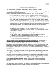 Form HDW175 Required Contract Document Provisions Drinking Water Systems Improvements Revolving Loan Fund Projects - Mississippi, Page 4