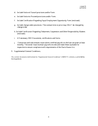 Form HDW175 Required Contract Document Provisions Drinking Water Systems Improvements Revolving Loan Fund Projects - Mississippi, Page 6