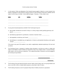 &quot;Purchasing Group Notice and Registration Form&quot; - Mississippi, Page 4