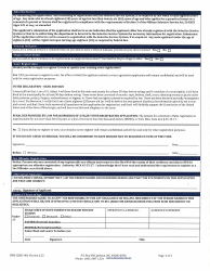 Form FRM-CRED-001 Application for Mississippi Driver License - Mississippi, Page 2