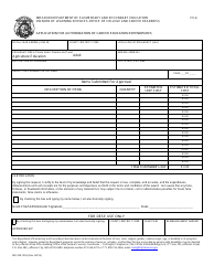 Form MO500-1304 (FV-4) Application for Authorization of Career Education Expenditures - Missouri, Page 2