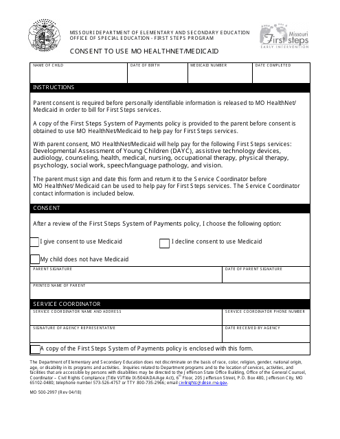 Form Mo500 2997 Fill Out Sign Online And Download Fillable Pdf Missouri Templateroller 4132