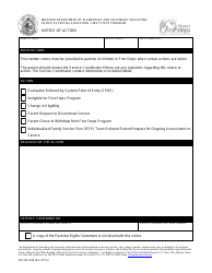 Document preview: Form MO500-3028 Notice of Action - Missouri