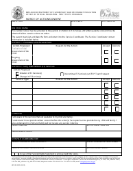 Document preview: Form MO500-3030 Notice of Action/Consent - Missouri