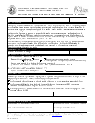 Document preview: Formulario MO500-3126 Informacion Financiera Para Participacion Familiar De Costos - Missouri (Spanish)