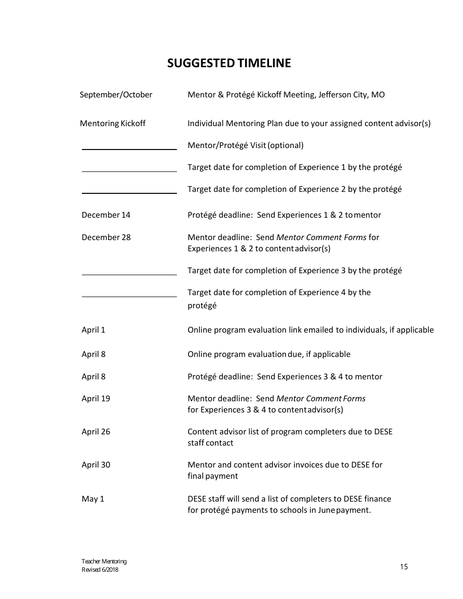 Career Education Mentoring Manual - Missouri, Page 16
