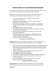 Career Education Mentoring Manual - Missouri, Page 5