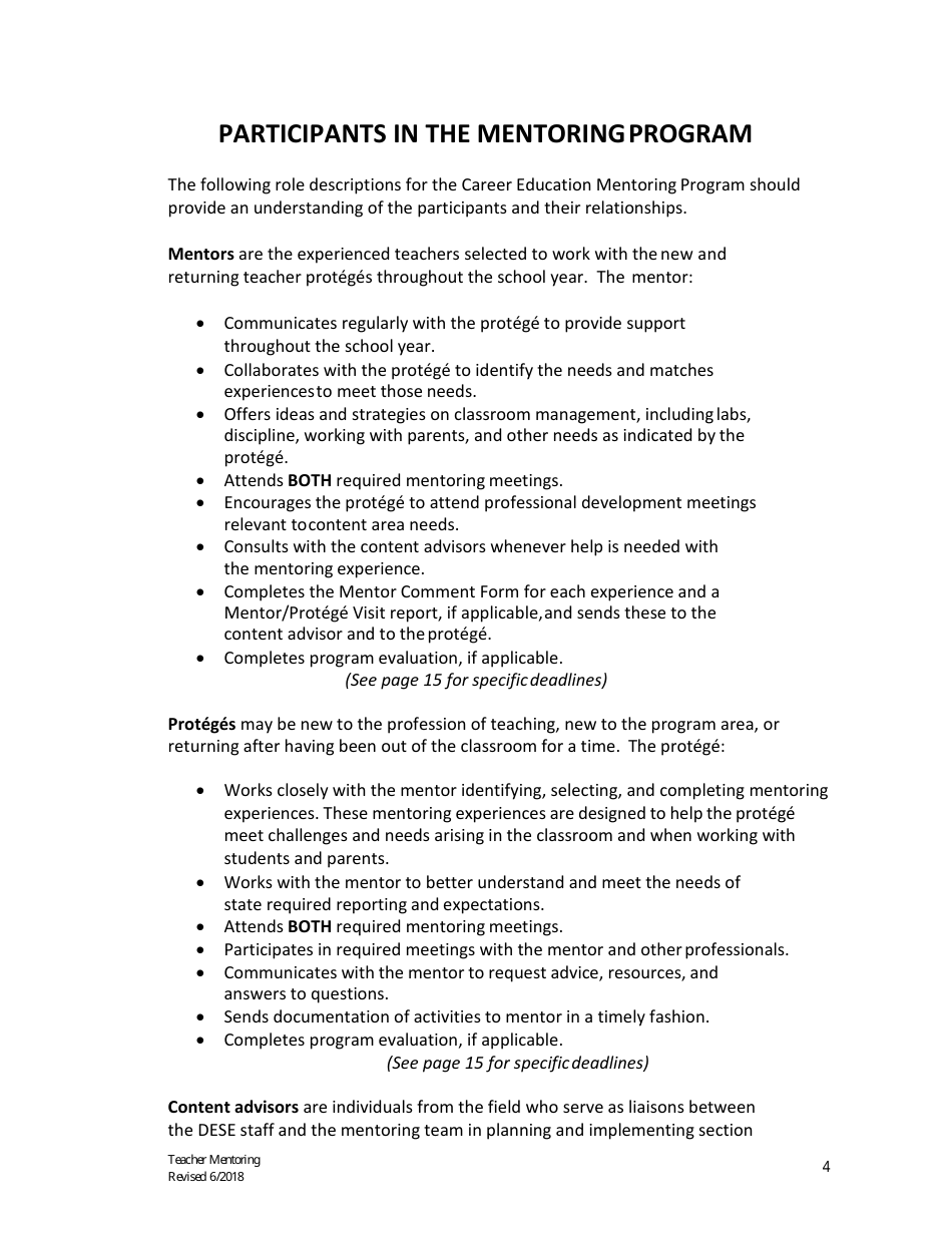 Career Education Mentoring Manual - Missouri, Page 5