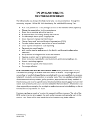Career Education Mentoring Manual - Missouri, Page 7