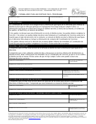 Document preview: Formulario MO500-3026 Formulario Para No Entrar En El Programa - Missouri (Spanish)