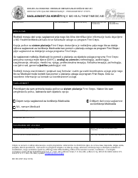 Document preview: Form MO500-2997 Consent to Use Mo Healthnet/Medicaid - Missouri (Bosnian)