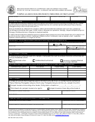 Document preview: Form MO500-2996 Consent to Use Private Insurance - Missouri (Chin)
