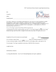 Document preview: Inactivate Record Prior to Ifsp Letter - Missouri (Chin)