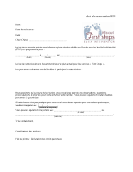 Document preview: Ifsp Meeting Notification Letter - Missouri (French)