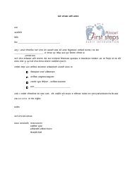 Document preview: Ineligible for First Steps Letter - Missouri (Nepali)