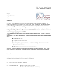 Document preview: Spoe Refuse Initial Evaluation Letter - Missouri (Oromo)