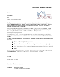 Document preview: Spoe Refuse Initial Evaluation Letter - Missouri (Romanian)