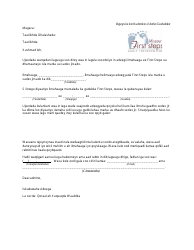 Document preview: Transition Meeting Notification Letter - Missouri (Somali)