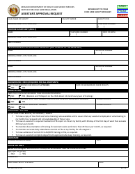 Document preview: Form MO580-1959 (BCC-56) Assistant Approval Request - Missouri