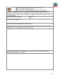 Document preview: Safety Plan - Licensed Family Child Care Homes - Missouri