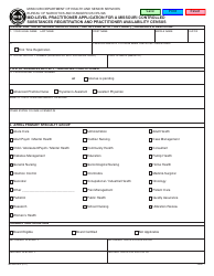 Form MO580-3012 Mid-level Practitioner Application for a Missouri Controlled Substances Registration and Practitioner Availability Census - Missouri, Page 3