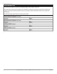 Emergency Response Plan Form - Missouri, Page 3