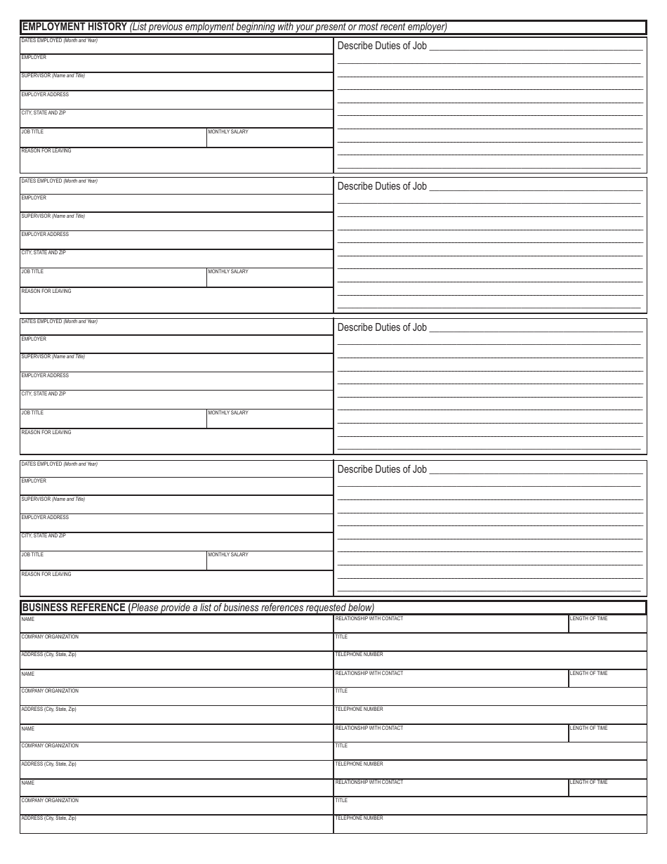 Missouri Application for Employment - Fill Out, Sign Online and ...