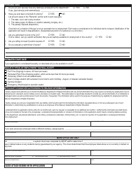 Application for Employment - Missouri, Page 3