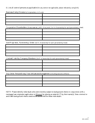 Application for Renewal of Residential Mortgage Loan Broker License - Missouri, Page 3