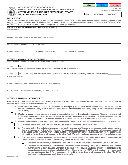 Form MO375-0676  Printable Pdf
