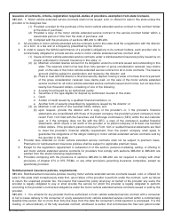 Form MO375-0676 Motor Vehicle Extended Service Contract Provider Registration - Missouri, Page 4