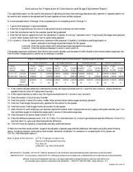 Form MODES-4A Contribution &amp; Wage Adjustment Report - Missouri, Page 2