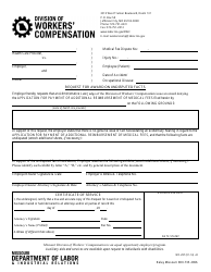 Document preview: Form WC-297 Request for Award on Undisputed Facts - Missouri