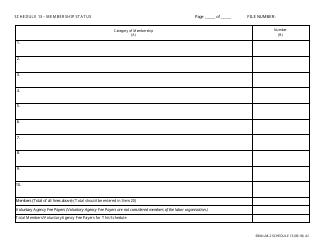 Document preview: Form SBM-LM-2 Schedule 13 Membership Status - Missouri